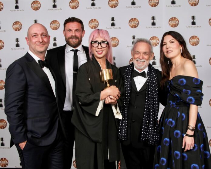 The creatives behind Netflix original 'Blue Eye Samurai' won six Annies at the 2024 edition.