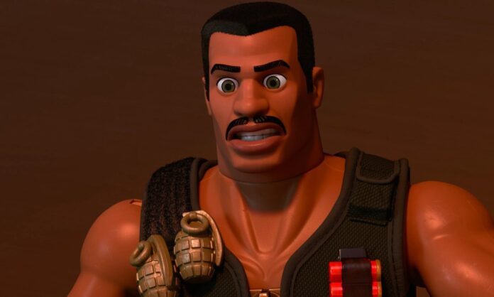 Combat Carl in Pixar's 'Toy Story of Terror'