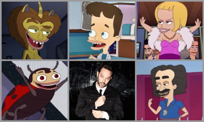 Nick Kroll and characters