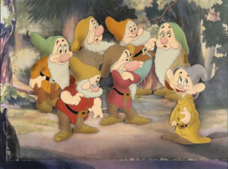 Snow White and the Seven Dwarfs cel