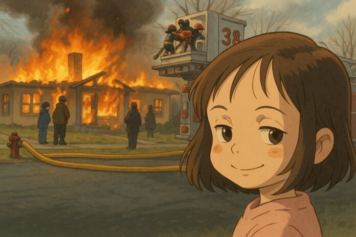 OpenAI Ghibli Disaster Girl